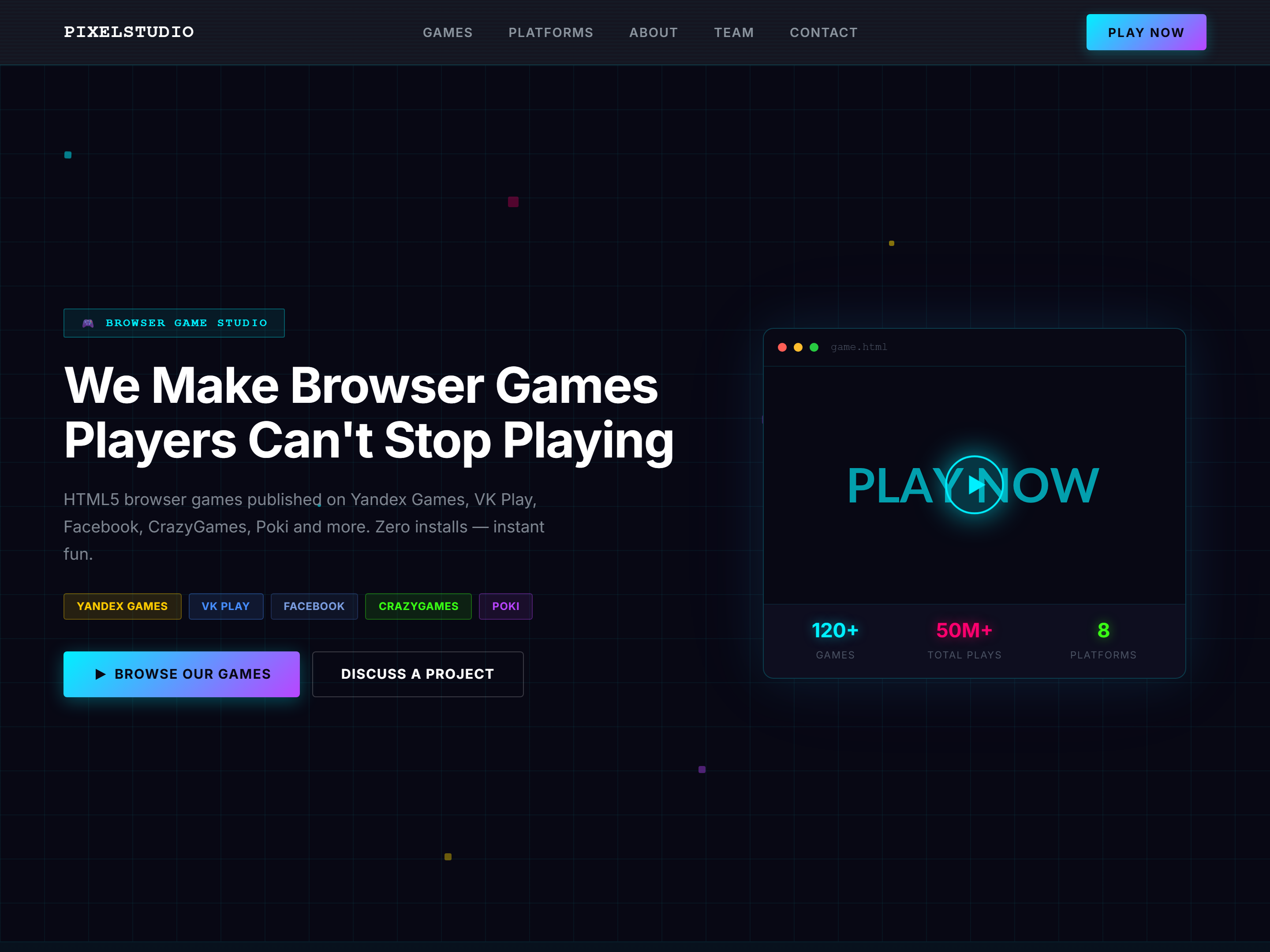Studio Giochi Browser