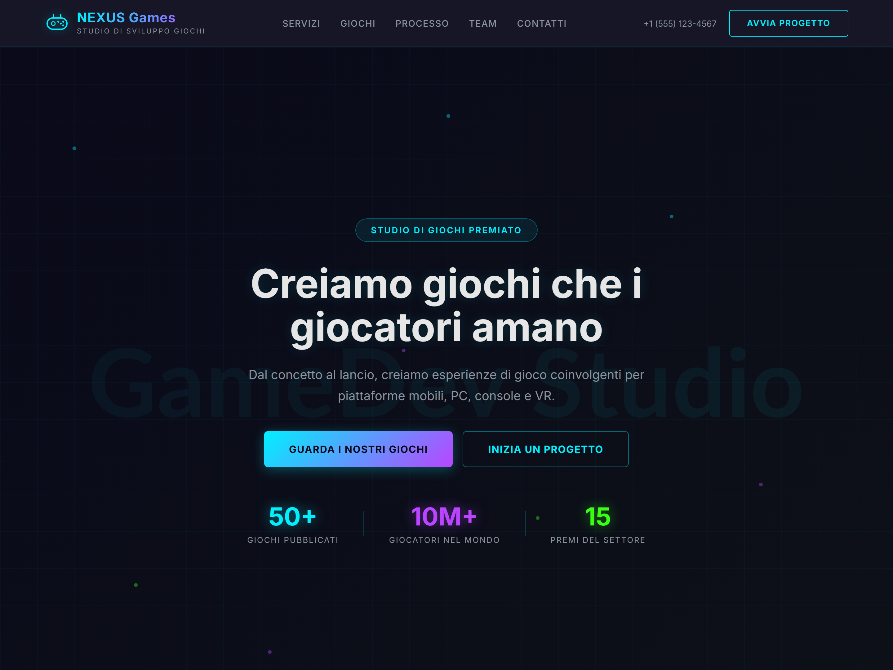Studio di Game Dev Pro