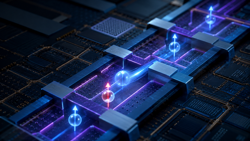 Gli scienziati hanno presentato un processore quantistico flessibile con qubit spostabili, leggero da produrre e da usare