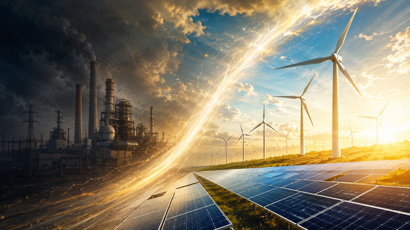 Le centrali solari e eoliche hanno superato per la prima volta le gas nelle prestazioni di produzione elettrica
