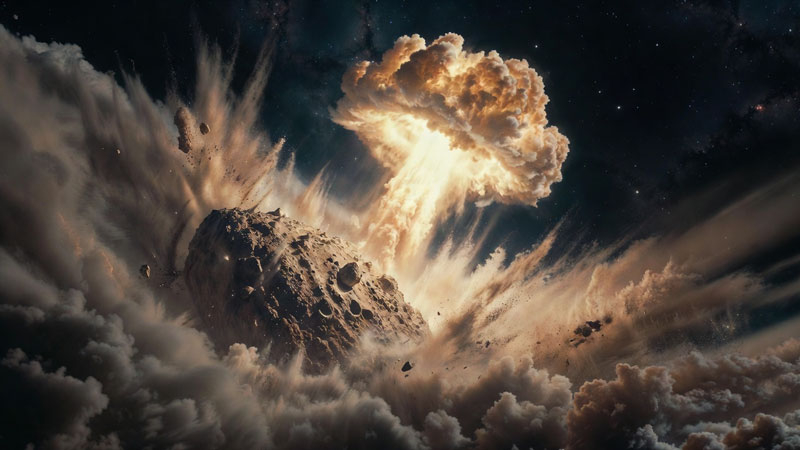 Forse una bomba nucleare proteggerà la Terra dall’asteroide in modo più sicuro di quanto si pensasse: gli scienziati hanno condotto un esperimento