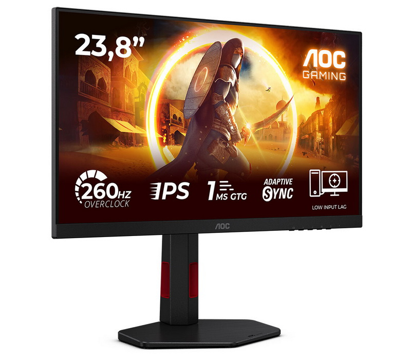 AOC lancia nuovi monitor da gioco 24G4ZR e 27G4ZR con pannelli Fast‑IPS, disponibili per i clienti.