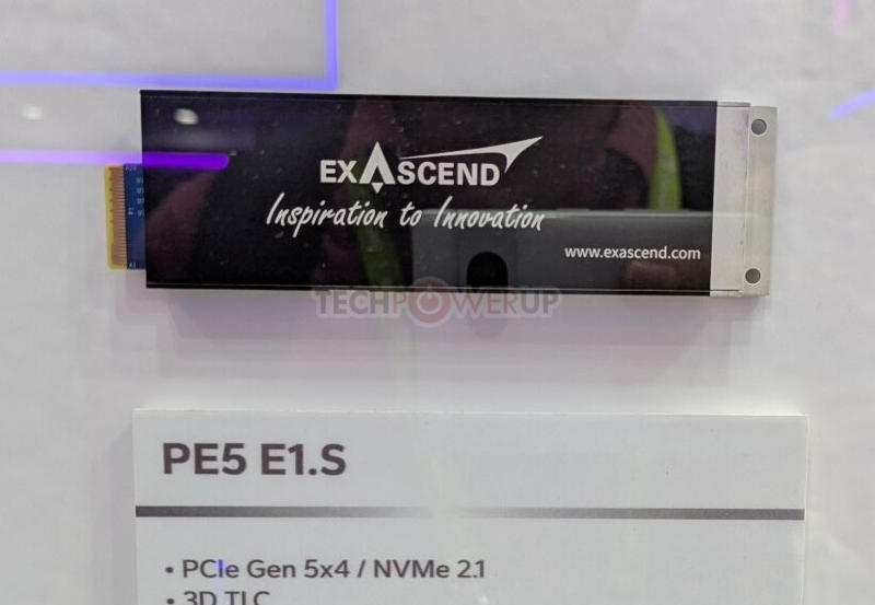Exascend ha presentato i primi SSD basati sul protocollo NVMe 2.1