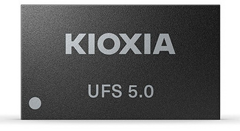 Kioxia ha iniziato a consegnare chip di memoria flash UFS 5.0 di prova per i nuovi telefoni flagship.