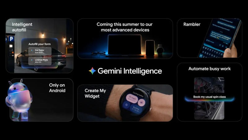 Google Gemini Intelligence sarà disponibile solo su un numero limitato di potenti smartphone Android