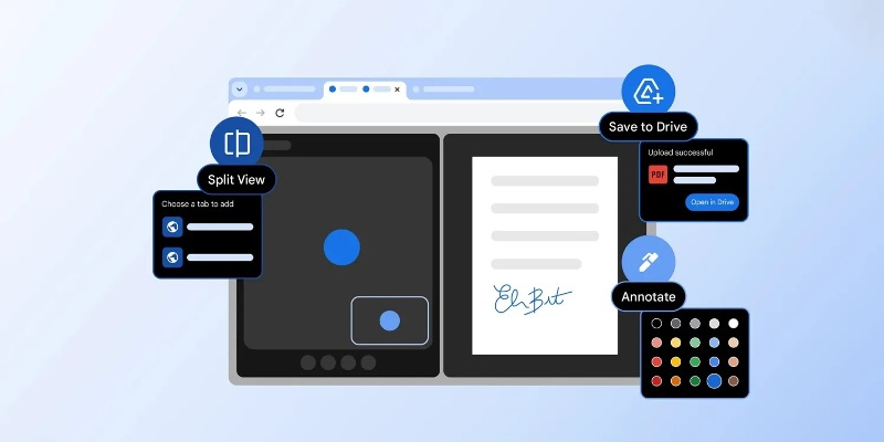 Chrome è ora più facile da usare: nel browser è apparso uno schermo separato e la possibilità di fare note nei PDF.