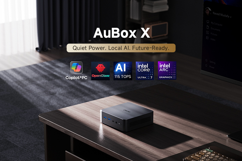 Chuwi ha lanciato un nuovo PC compatto AuBox X con processore Intel Core Ultra.