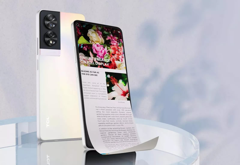 Il TCL sostituisce l'Lcd con l'Amoled nella serie di smartphone Nxtpaper, raggiungendo una luminosità da flagship senza riflessi