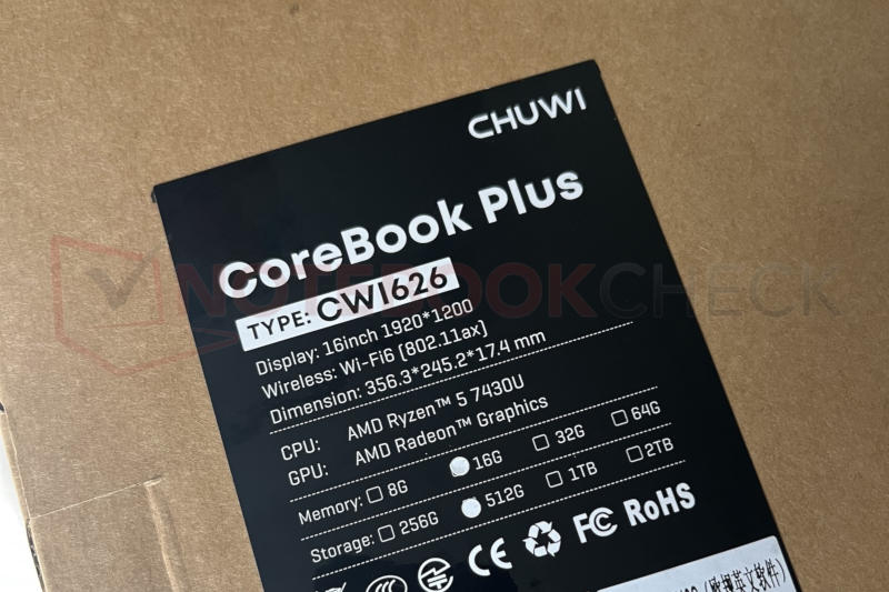 Chuwi è stato nuovamente scoperto a sostituire i processori: sul laptop è installato un Ryzen debole rispetto alle caratteristiche dichiarate