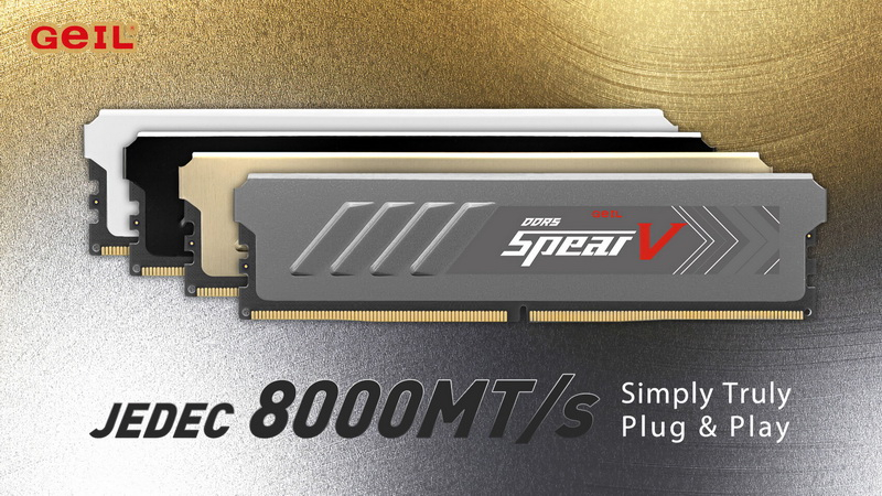 GeIL ha presentato moduli DDR5 con una capacità di trasferimento di 8000 MT/s in modalità standard