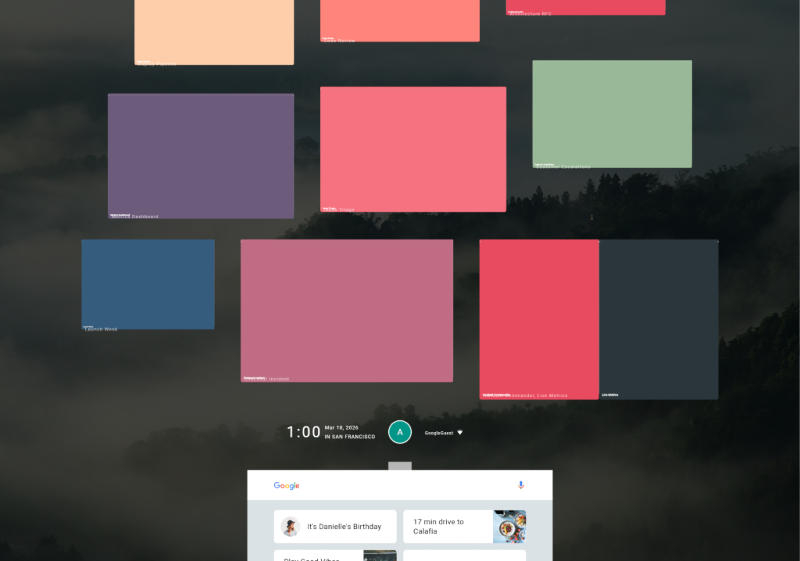 L'interfaccia dell'ex sistema operativo promettente di Google Fuchsia è incorporata nel browser