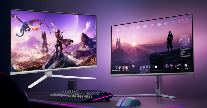 Philips ha lanciato il monitor da gioco di 31,5 pollici Evnia 32M2N8900X con tecnologia QD‑OLED, risoluzione 4K, frequenza di aggiornamento 240 Hz e retroilluminazione Ambiglow
