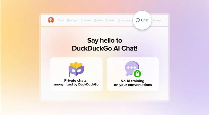 DuckDuckGo introduce una chat vocale con l'AI‑bot Duck.ai, garantendo al contempo la privacy dei dati