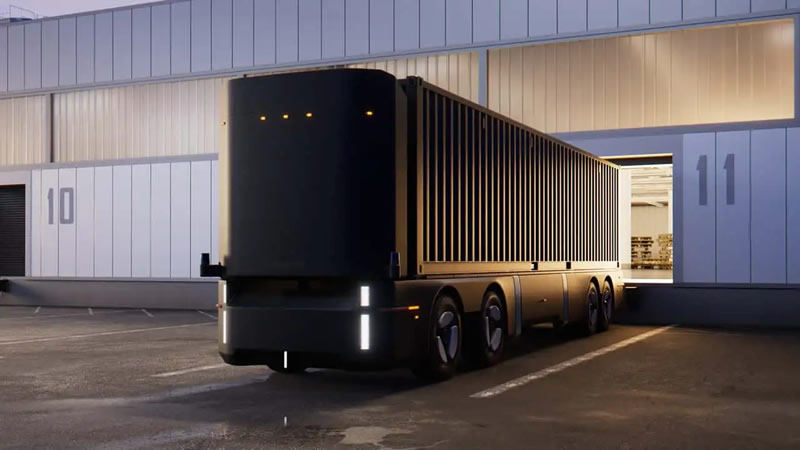 Humble Robotics ha presentato un camion autonomo senza cabina, capace di percorrere 320 km con una singola carica e dotato di un grande vano su ruote
