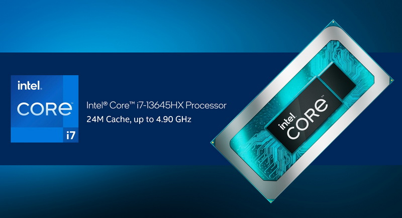 Intel ha presentato inaspettatamente il processore mobile a 14 core Core i7‑13645HX della serie Raptor Lake