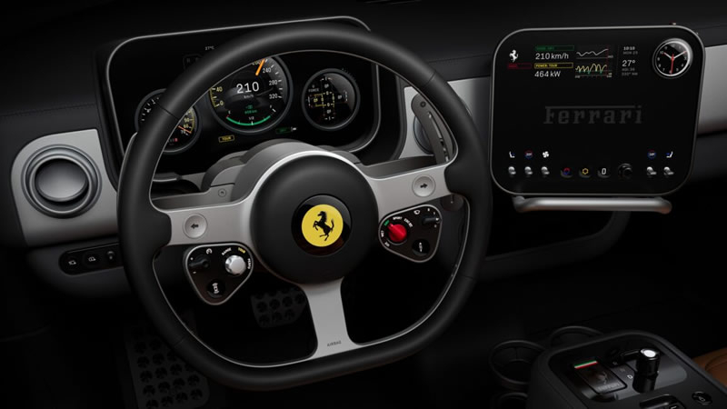 Apple‑Car potrebbe apparire così: Ferrari mostra l’interno dell’auto elettrica Luce, sviluppata da Johnny Aiv.