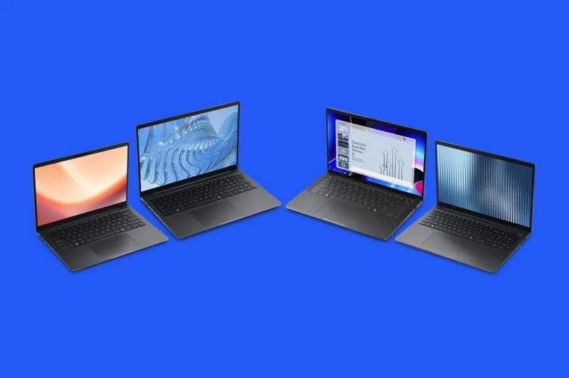 Dell ha lanciato nuovi modelli di laptop Pro‑notebook, che ora sono più leggeri e dotati di processori Intel e AMD più moderni.