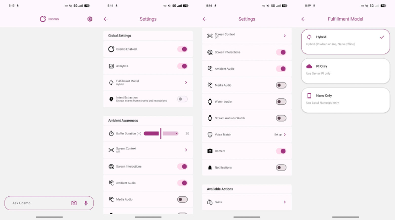Google ha rilasciato, e poi subito eliminato, l'applicazione assistente sperimentale COSMO basata sull'intelligenza artificiale