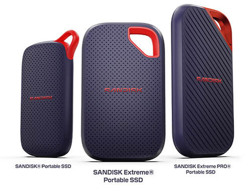 SanDisk ha lanciato SSD portatili con una velocità di trasferimento fino a 4000 MB/s e capacità fino a 8 TB