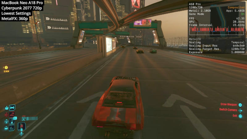 Apple MacBook Neo è stato testato con i benchmark di gioco: i risultati sono più che soddisfacenti