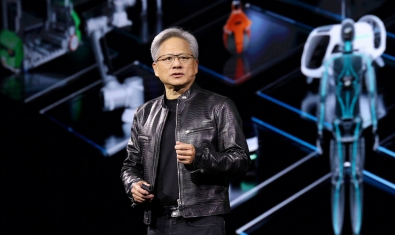 Nicola Butovskij di Nvidia presenta l'ultimo processore per laptop N1 alla fiera Computex 2026