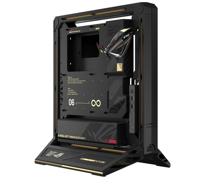 ASUS ha lanciato il nuovo case aperto ROG GR20 Edition 20, dotato di ventola cross-flow