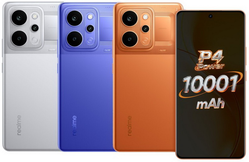 **Realme P4 Power:** il primo smartphone al mondo con una batteria da **10 001 mAh**, disponibile a **260 $**.