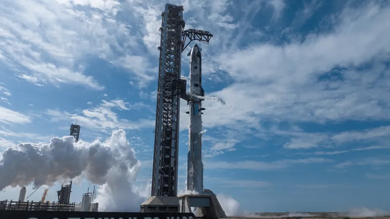 Il trasferimento del primo test di Starship V3 nell'ambito della Flight‑12 è previsto per il 20 maggio