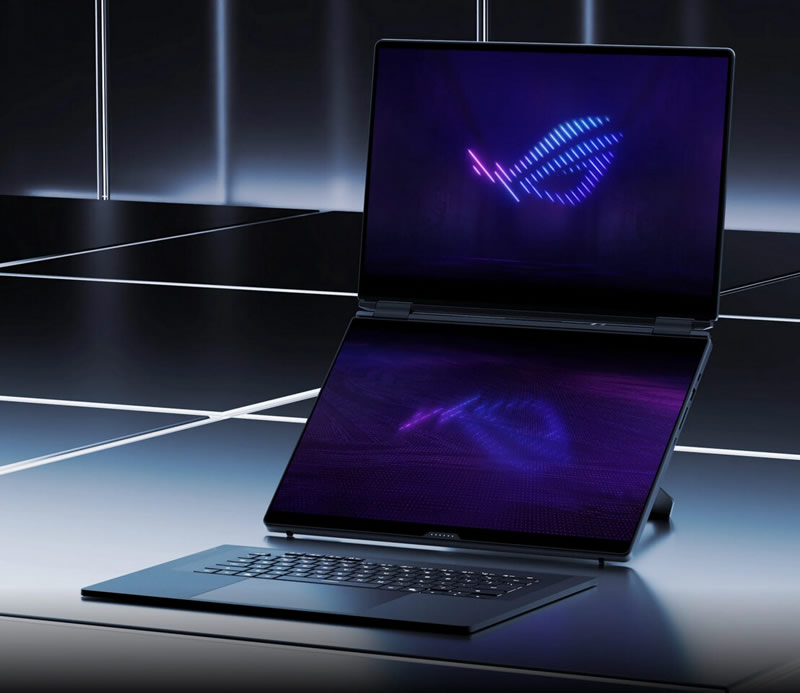 Asus ha valutato l’ultrabook di punta ROG Zephyrus Duo al prezzo di 8 570 dollari.