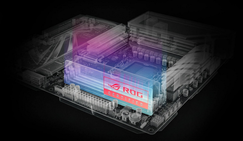 Asus ha confermato la compatibilità di 17 moduli DDR5 con le schede madri ROG.