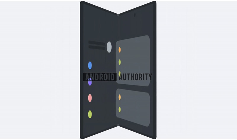 Samsung mostra il primo telefono pieghevole Wide Fold con grande schermo