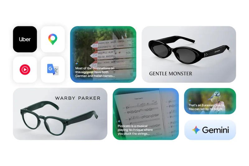 Google promette di lanciare sul mercato occhiali intelligenti per Android XR già questo autunno, utilizzando Gemini e una vasta gamma di design.