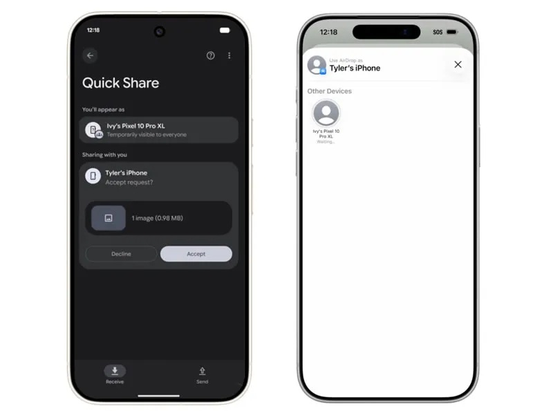 I telefoni Oppo potranno presto inviare foto e file da iPhone tramite AirDrop