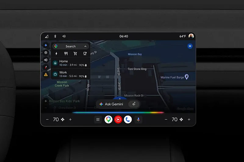 Il Gemini AI‑assistente sarà disponibile in milioni di macchine dotate dei servizi Google