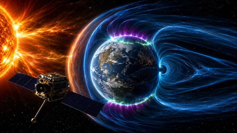 L’osservatorio euro‑chiino ha registrato per la prima volta l’intera magnetosfera terrestre nello spazio.