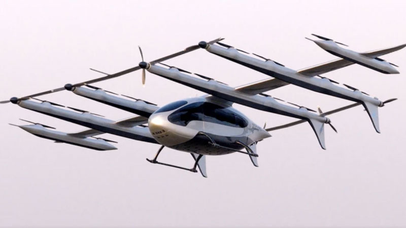 La Cina ha lanciato in aria la più grande “macchina volante a rotte” – un eVTOL per 10 passeggeri con 28 motori.