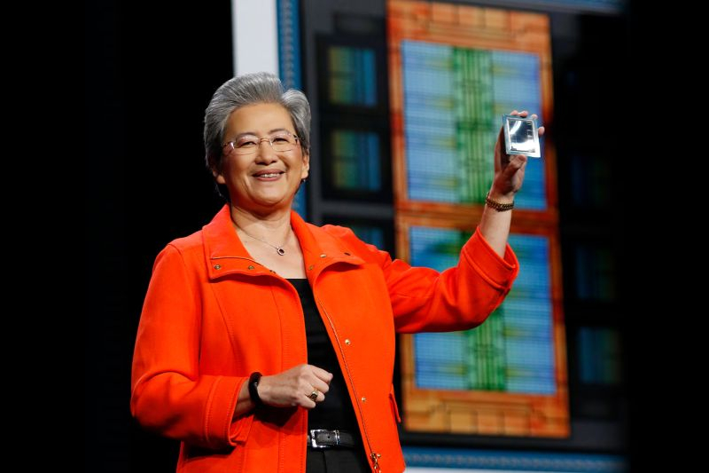 Lisa Su ha dichiarato che server e intelligenza artificiale garantiranno all'AMD una crescita di fatturato in decine di miliardi di dollari.