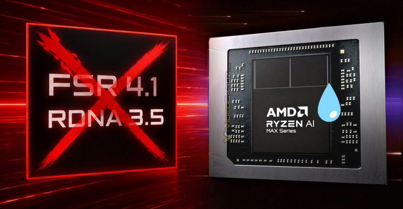 AMD non intende includere il supporto FSR 4.1 nella grafica integrata RDNA 3.5