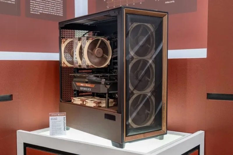 Noctua sviluppa un case per computer con le proprie ventole e un pannello in legno.