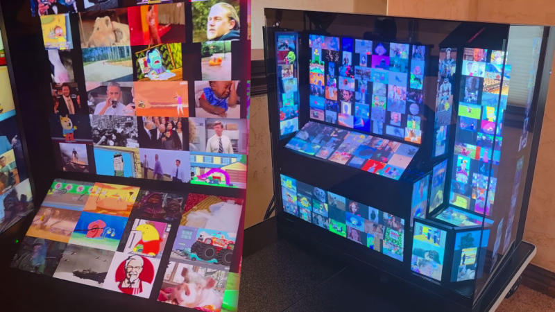 Un appassionato ha creato il computer più “distrattivo”, pieno di 15 000 display GIF.