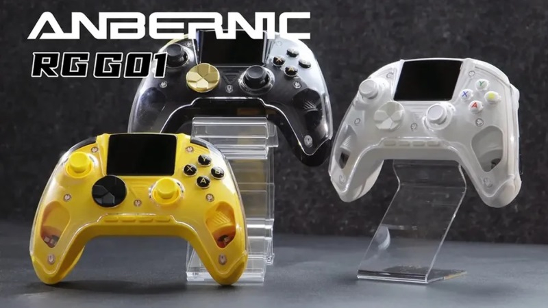 Anbernic RG G01 debuta come un controller da gioco dotato di sensore di frequenza cardiaca integrato e schermo.