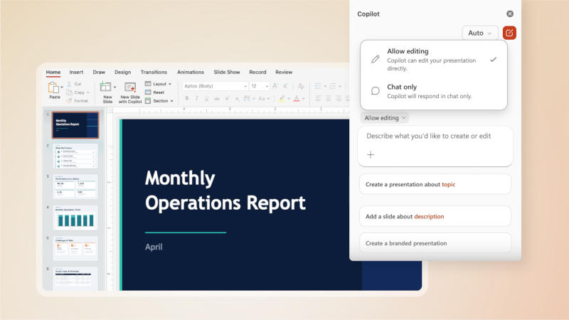Microsoft ha introdotto l'agente AI Copilot in Word, Excel e PowerPoint e lo ha reso disponibile per tutti gli abbonati a Microsoft 365.