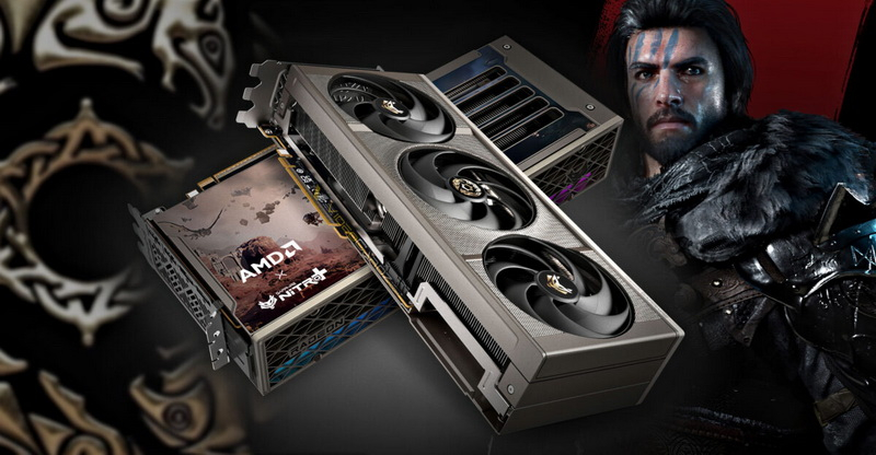 Sapphire ha presentato la Radeon RX 9070 XT Nitro+ nello stile del gioco Crimson Desert
