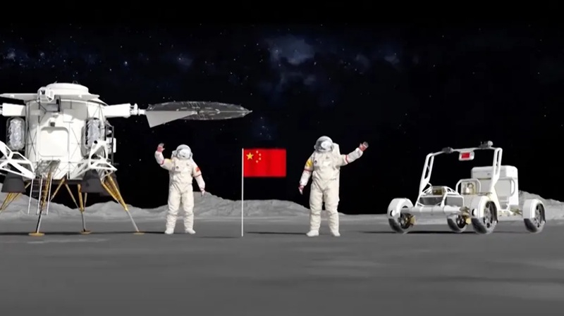 La Cina prevede di mettere per la prima volta gli astronauti sulla Luna nella zona del "museo geologico" di Rimai-Bode.