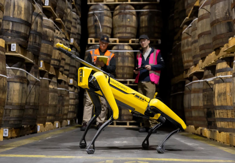 Dewar ha creato un robot detective che riconosce le perdite di evaporazione del whisky
