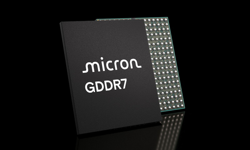 Micron ha presentato chip di memoria GDDR7 da 3 GB con velocità fino a 36 Gbps