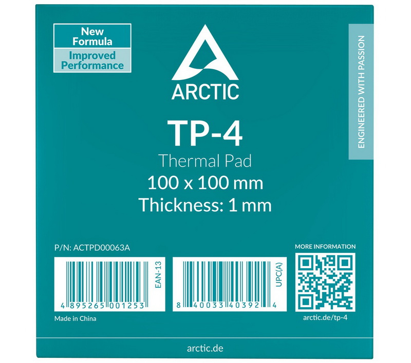 Arctic ha presentato guarnizioni termiche ad alta efficienza TP‑4