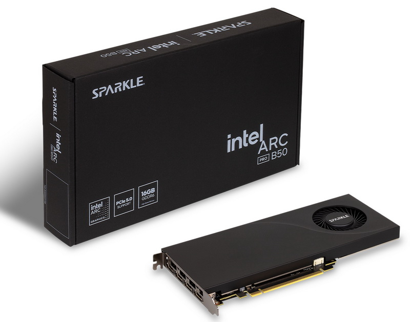 Sparkle ha presentato la scheda video Arc Pro B50 Blower con una “turbo” per workstation