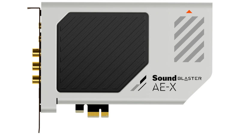 Creative ha rilasciato la scheda audio Sound Blaster AE‑X, in grado di elaborare suoni a 32 bit con una velocità fino a 384 kHz