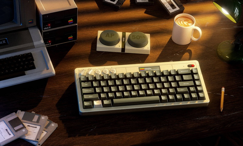 La tastiera meccanica in stile retro 8BitDo Retro 68 AP50 costa 500 dollari ed è ispirata all'Apple II